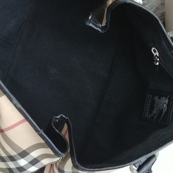 Burberry Beige and Black Satchel - Picture 10 of 16
